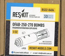 1/32 Russia Ofab-250-270 Aviation Bomb 4 Pieces Detail Up Parts