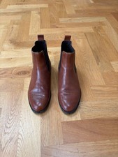 Russell And Bromley Brown Leather Chelsea Ankle Boots. Size 4.5 UK