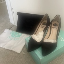 Lisa Kay Black Sparkle Bag & Shoes Set Size UK5