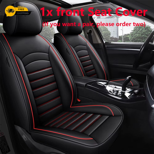 Leather car seat covers - leather, full