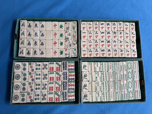 Vintage mahjong set - set, with