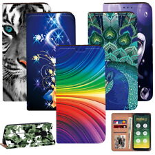 Print Leather Phone Cover Case For Motorola E13 G13 G23 G32 G73 G14 G54 G84 Edge