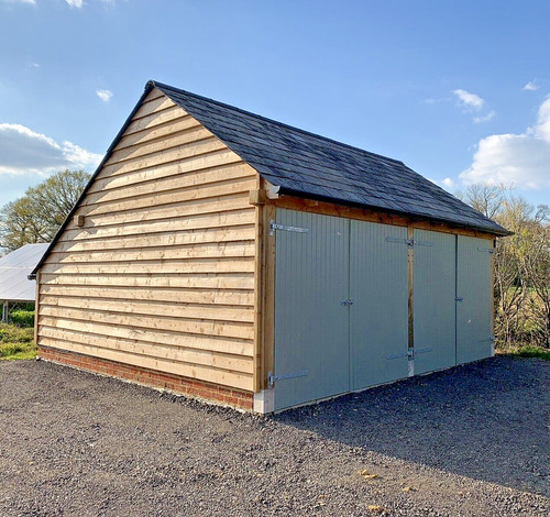 Prefab oak fronted two - fronted, bay