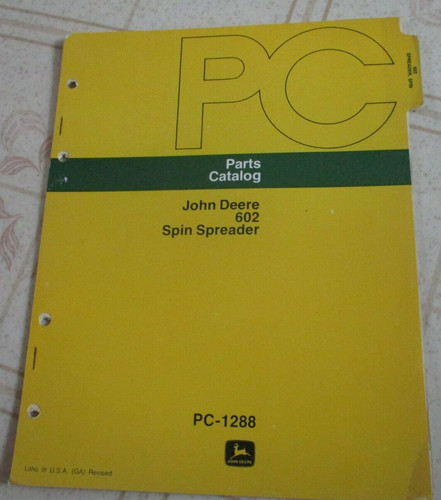 John deere 602 spin - john,