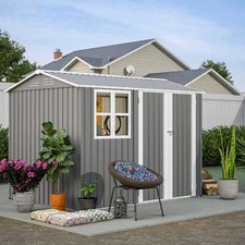 Garden Shed 8x6FT Steel Apex