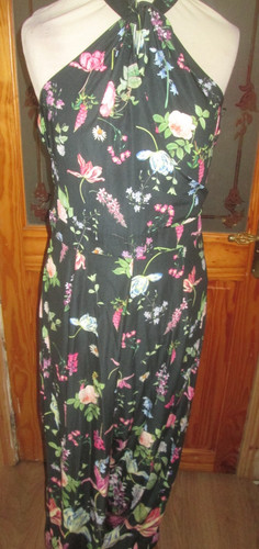 Lipsy black floral - black, twist