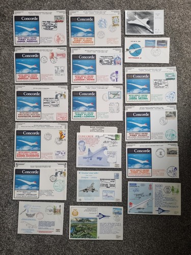 Concorde flight flown cover - concorde,