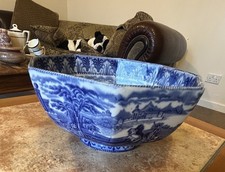 Antique CAULDON Hexagon Bowl