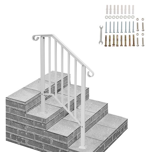Handrails steps white - 2-3,