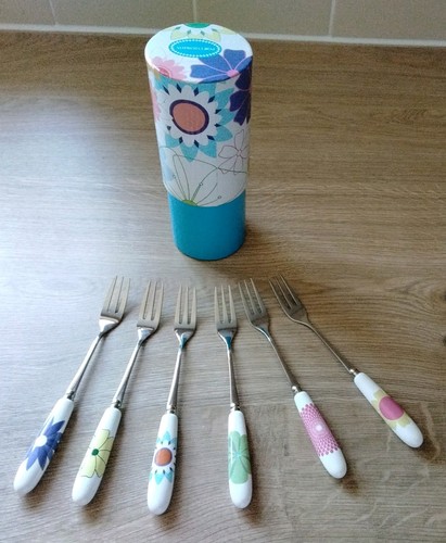 Portmeirion pastry forks