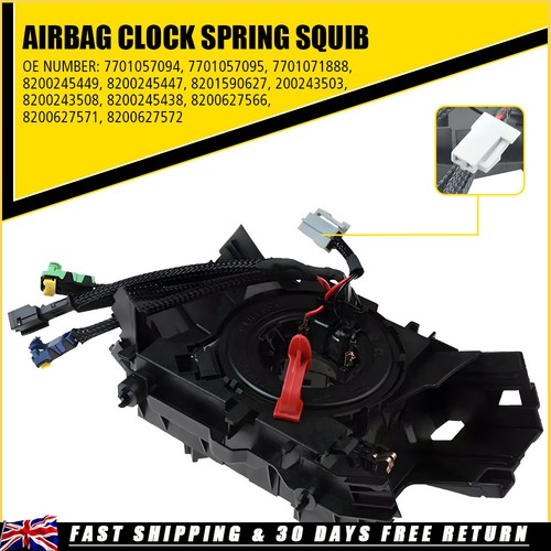Clockspring squib sensor for - squib,