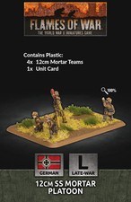 FLAMES OF WAR ~ 15mm ~ GERMAN SS 12cm MORTAR PLATOON ~ NEW