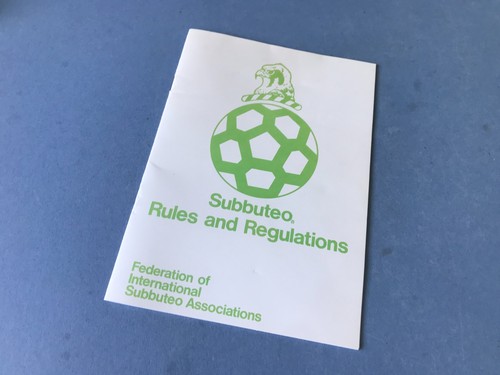 Subbuteo rules and - subbuteo,