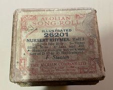 Aeolian Song Roll full scale Pianola Roll-26201-Nursery Rhymes, roll 3: Stanton
