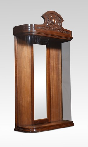 Bow fronted glass display - glass,