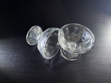 Vintage glass sundae dishes