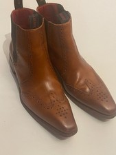 JEFFERY WEST CHELSEA BOOTS MENS  UK 10  Light Brown Tan