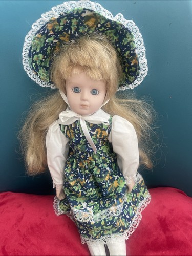 Vintage doll with - bonnet, cm