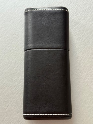 Black leather cedar cigar - black,