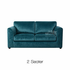 Teal Velvet Sofa Set 3 and 2