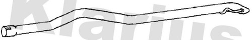 Exhaust pipe rear fits - pipe,