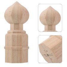  Unfinished Hardwood Finial