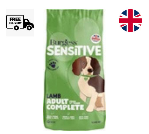 Burgess sensitive dry - dog, food