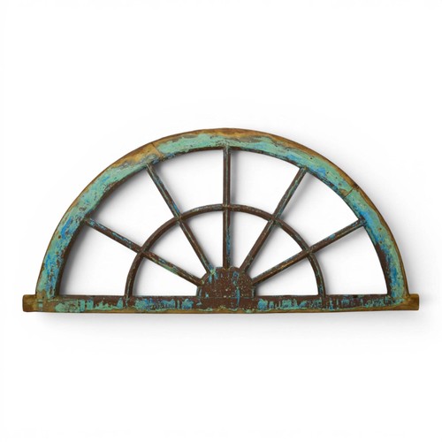 Vintage wooden fanlight window - wooden,