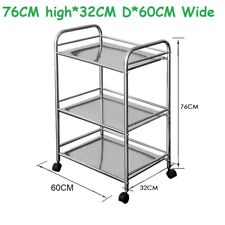 Stainless Steel 3/4 Tier