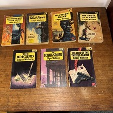7x Vintage Edgar Wallace Great