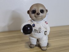 Baby Meerkat Astronaut Resin