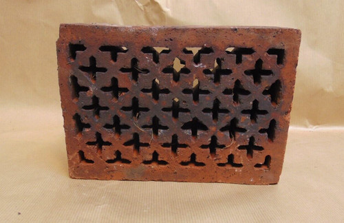 Clay air brick bricks vent - clay,