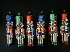 Set Of 6 Vintage Glass Toy