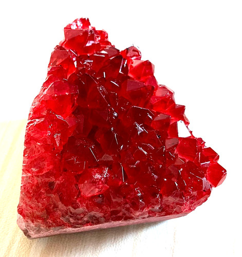 Gorgeous red quartz geode - gorgeous,
