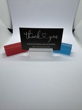 Wedding Table Place Setting Name Card Holders ...Any Colour Made Of Your Choice