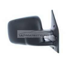 VW T4 Caravelle 1990-2003 Door Wing Mirror Manual Black Drivers Side Right Hand