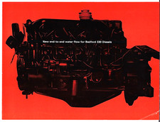 Bedford 330 cu in 6-Cylinder Diesel Engine 1964-65 UK Market Foldout Brochure