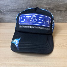 Stash Hat Cap Snap Back Black
