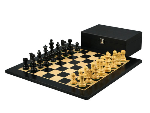 Inch ebony chess - 16, set