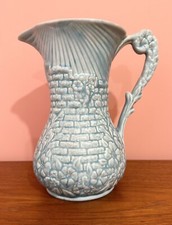 Vintage Arthur Wood 'Garden Wall Jug' - Light Blue Duck Egg Flower Vase 20's 30s