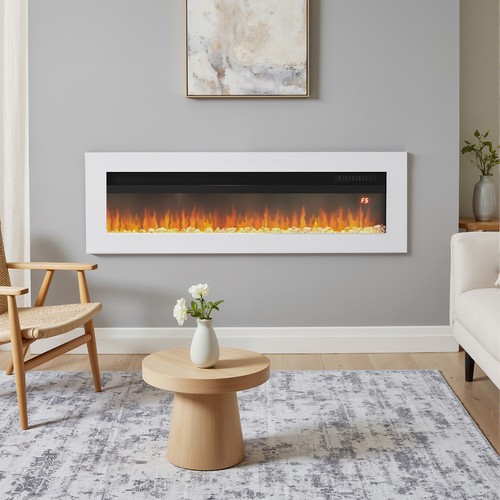 Electric fireplace led wall - led,