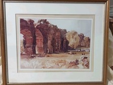 'The Ancient Aquaduct' By Sir William Russell Flint Framed Art Print 53cm x 44cm