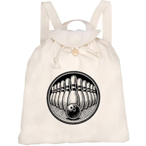 Ten pin bowling canvas - pin, bowling'