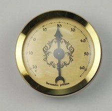 Small Thermometer insert gilt