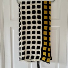 Zara Square Scarf Frayed Edge