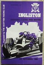 INGLISTON 8 Sep 1968 EDINBURGH FESTIVAL RACE MEETING Official Programme