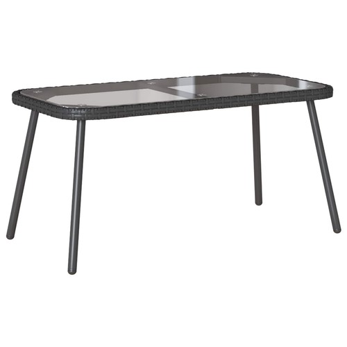 Poly rattan coffee - rattan, table