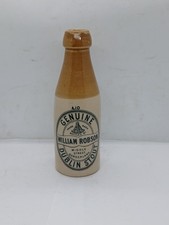 Old William Robson  Dublin Stout Ginger Beer Bottle