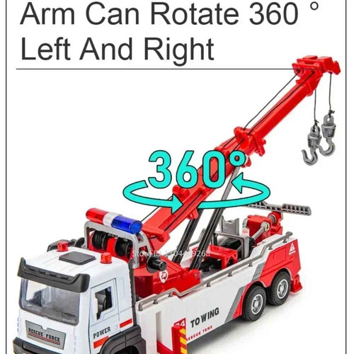 Tow truck metal alloy - tow,