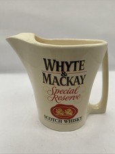 Vintage Retro Ceramic Whyte & Mackay Scottish Whiskey Water Jug Pitcher Wade PDM